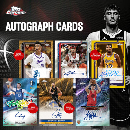 2025-26 Topps Chrome NBA Basketball - Factory Sealed - Value Box