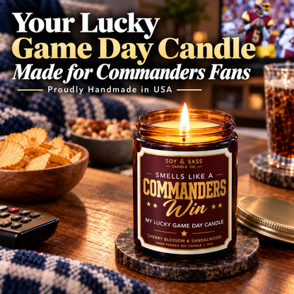 Vikings Gifts for Women / Men - Smells like a Vikings Win Candle, USA Made