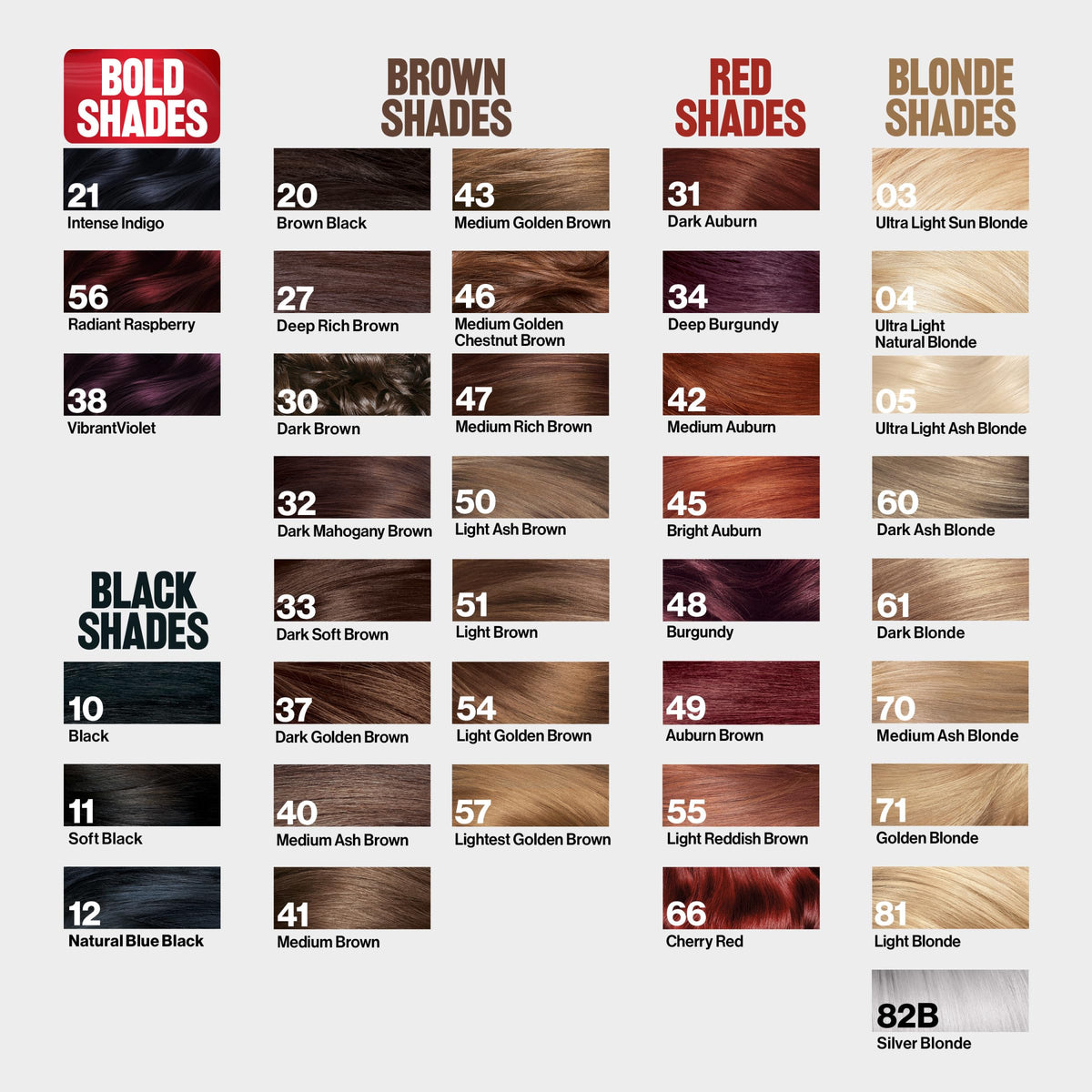 Revlon ColorSilk with Bond Repair Hair Color, 51 Light Brown, 3pk