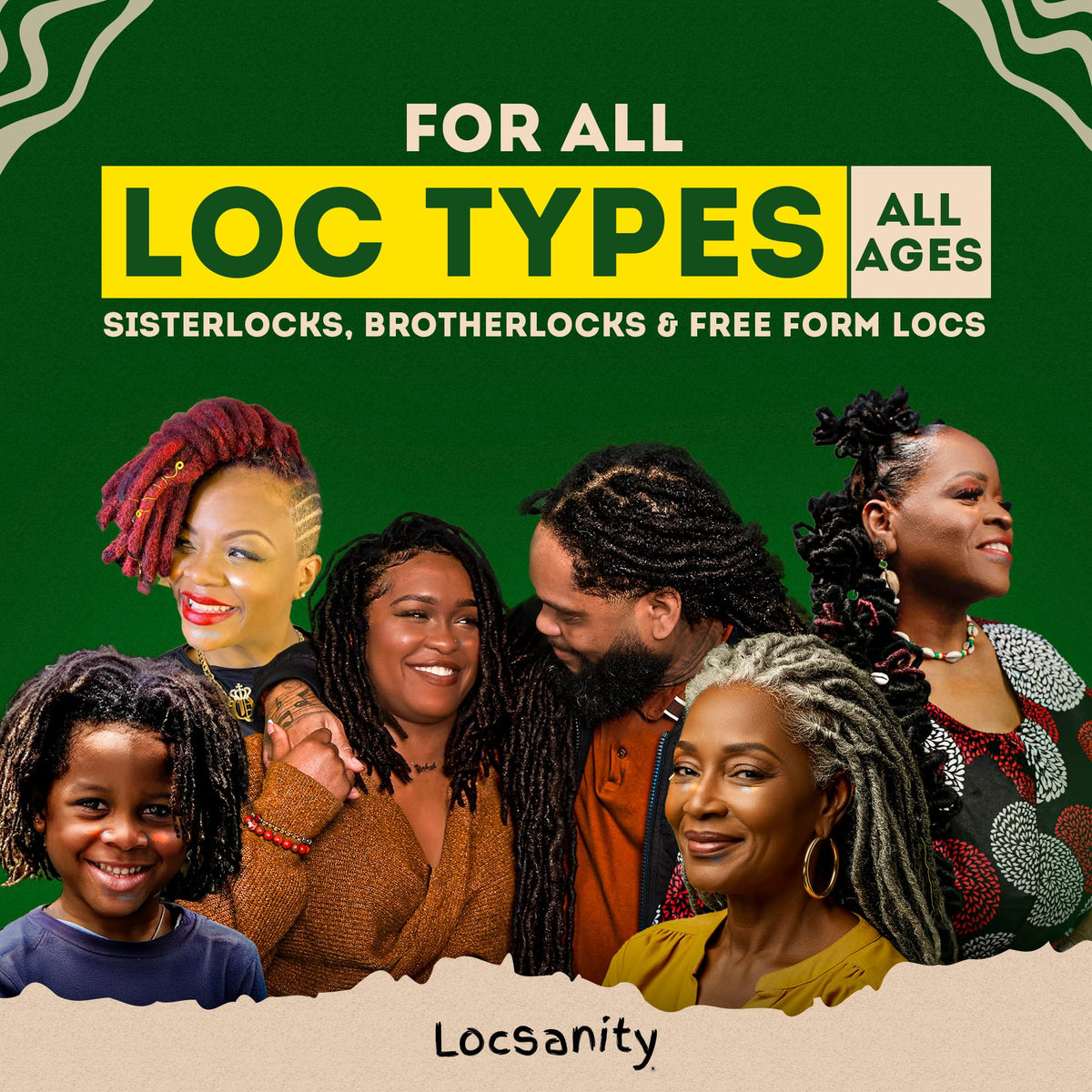 Loc Spray - Locsanity Daily Moisturizing Rosewater & Peppermint Spray for Locs, Dreadlocks - Lightweight Frizz Control Hair & Scalp Moisturizer - Natural Loc Care (8 fl oz)
