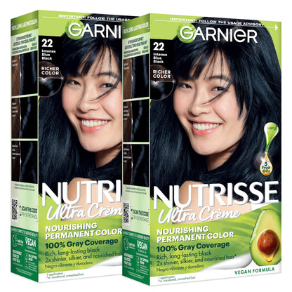 Garnier Nutrisse Ultra Crème Hair Color, 33 Darkest Golden Brown, 1 Count