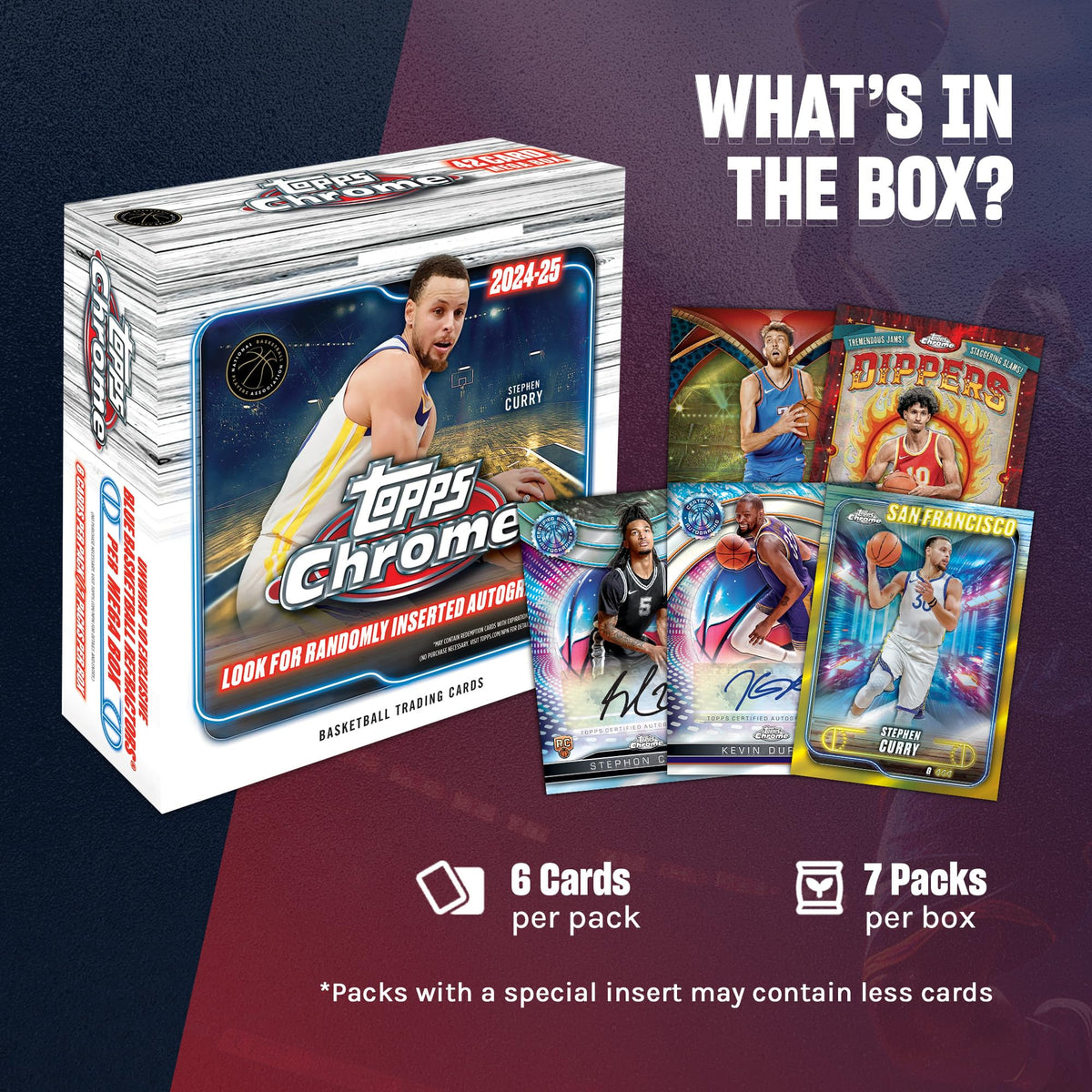 2024-25 Topps Chrome NBA Basketball - Factory Sealed - Value Box