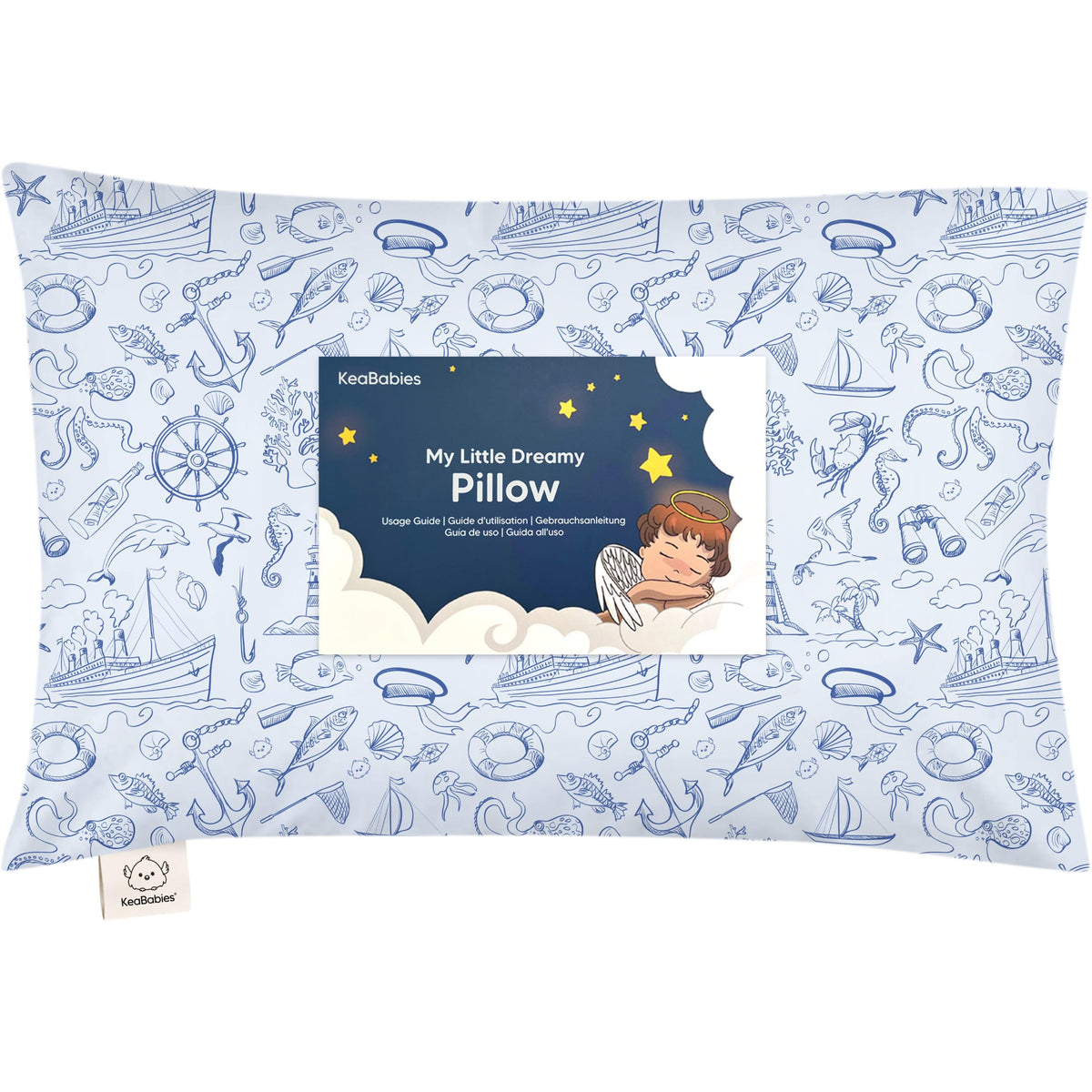 Toddler Pillow with Pillowcase 13x18 My Little Dreamy Pillow(Jolly Rainbow)