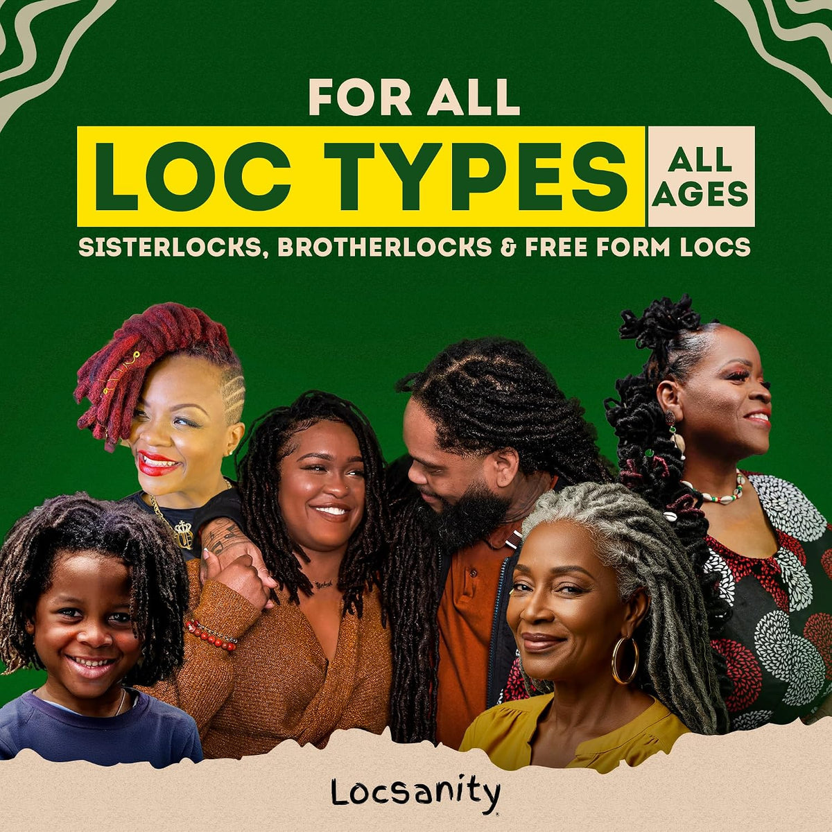 Loc Spray - Locsanity Daily Moisturizing Rosewater & Peppermint Spray for Locs, Dreadlocks - Lightweight Frizz Control Hair & Scalp Moisturizer - Natural Loc Care (8 fl oz)