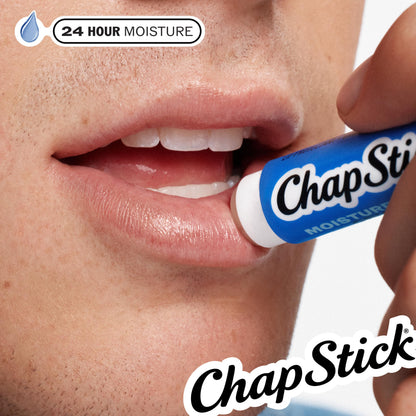 ChapStick Moisturizer Original Lip Balm Tubes, SPF 15 and Skin Protectant - 0.15 Oz (Pack of 3)