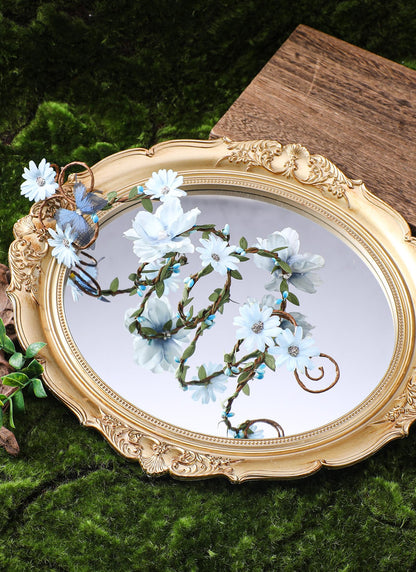 FRESHME Renaissance Fairy Floral Arm Wrap - 1 PC Elf Bracelet Mother Nature Costume Poison Ivy Costume Renfaire Accessories