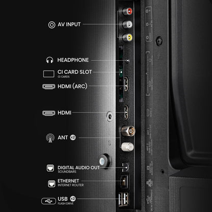 Hisense 40 Inch 40E4QTUK FHD LED TV with Freely