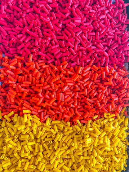 2 Cups of Rainbow Pasta Sensory Bin Filler for Sensory Table - Elbow Noodles