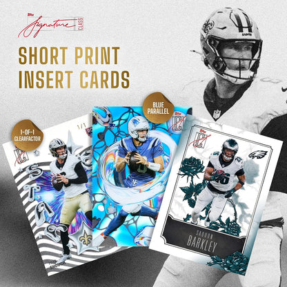 2025 Topps NFL Signature Class Football - Factory Sealed - Mega Box