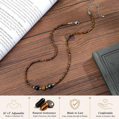 Healing Crystal Beaded Necklaces for Women Christmas Gift