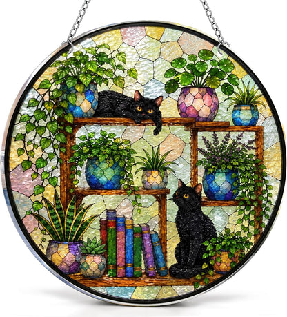 Black Cat Book Ornament 2026, Cat Gifts for Cat Lovers