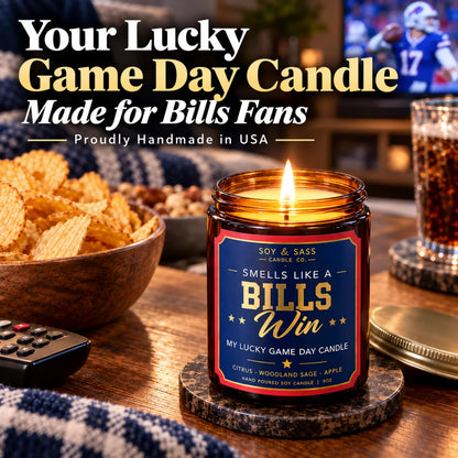 Vikings Gifts for Women / Men - Smells like a Vikings Win Candle, USA Made