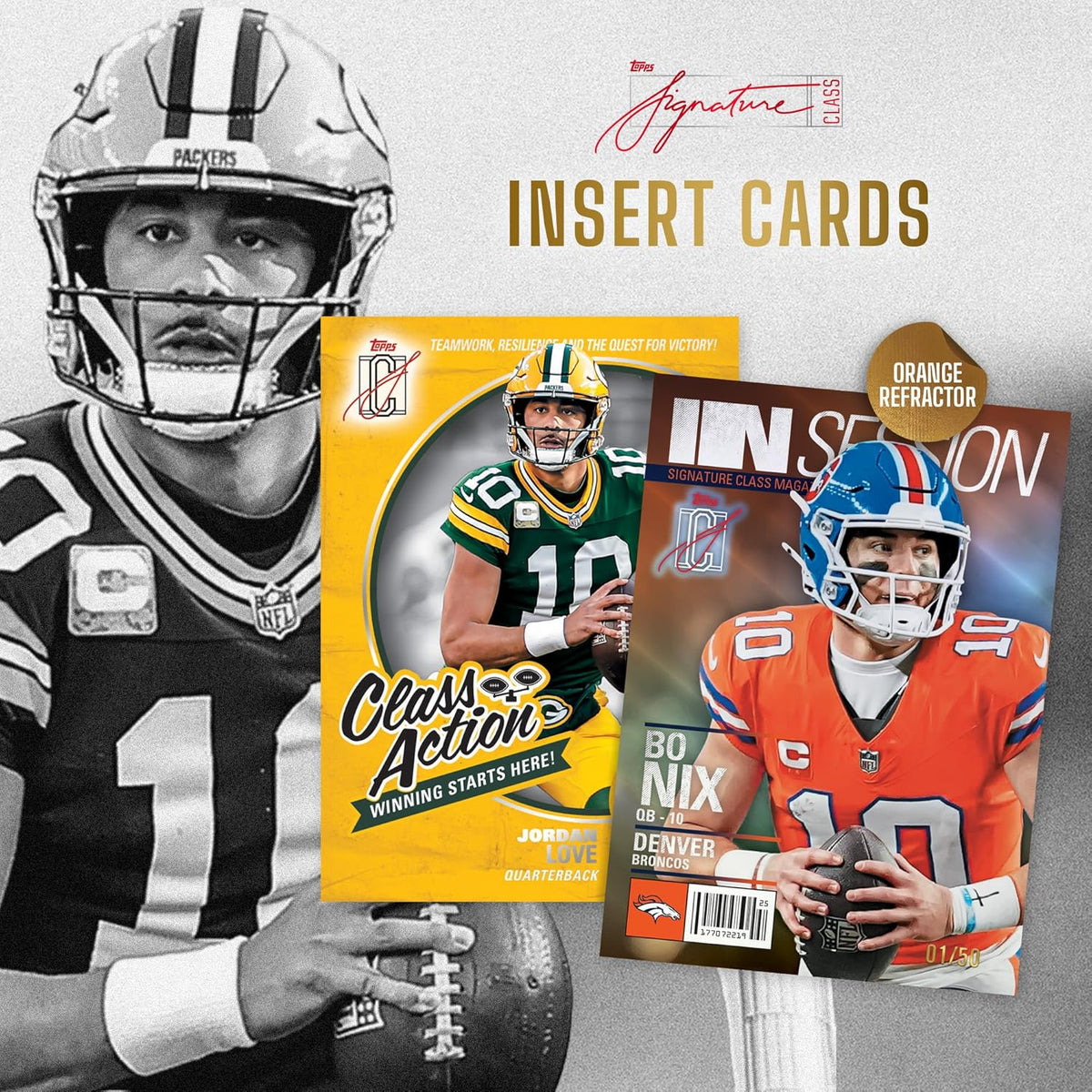2025 Topps NFL Signature Class Football - Factory Sealed - Mega Box