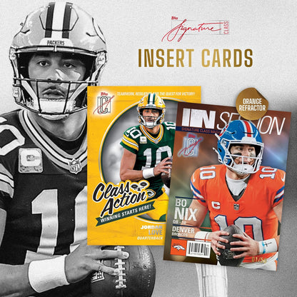 2025 Topps NFL Signature Class Football - Factory Sealed - Mega Box