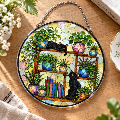 Black Cat Book Ornament 2026, Cat Gifts for Cat Lovers