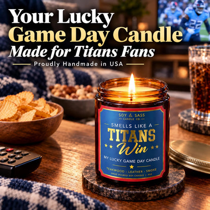 Vikings Gifts for Women / Men - Smells like a Vikings Win Candle, USA Made