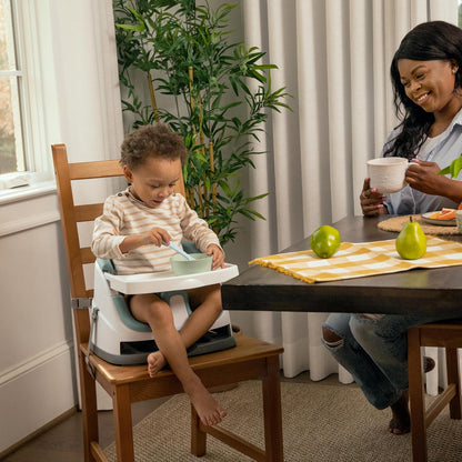 Ingenuity Baby Base 2-in-1 Booster Seat with Tray, Feeding & Floor Seat