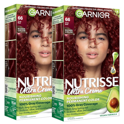 Garnier Nutrisse Ultra Crème Hair Color, 33 Darkest Golden Brown, 1 Count