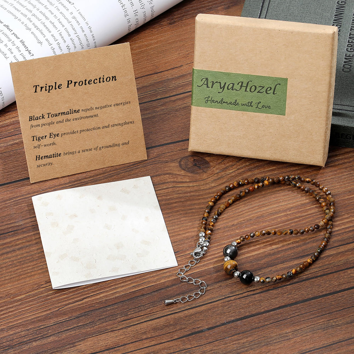 Healing Crystal Beaded Necklaces for Women Christmas Gift