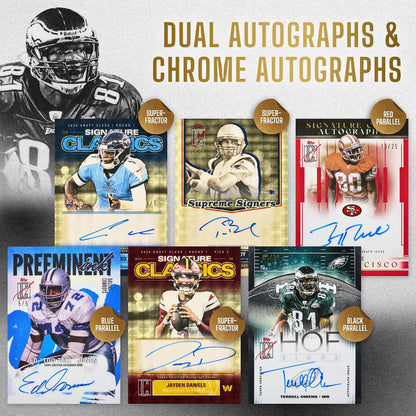 2025 Topps NFL Signature Class Football - Factory Sealed - Mega Box