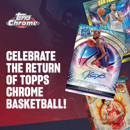 2024-25 Topps Chrome NBA Basketball - Factory Sealed - Value Box