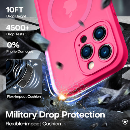 ImpactStrong Magnetic Guard Designed for iPhone 17 Air Case [Camera Protection] [Military Grade Drop Tested] [Compatible with MagSafe] Slim Translucent Matte Phone Case (6.6") - Navy Blue