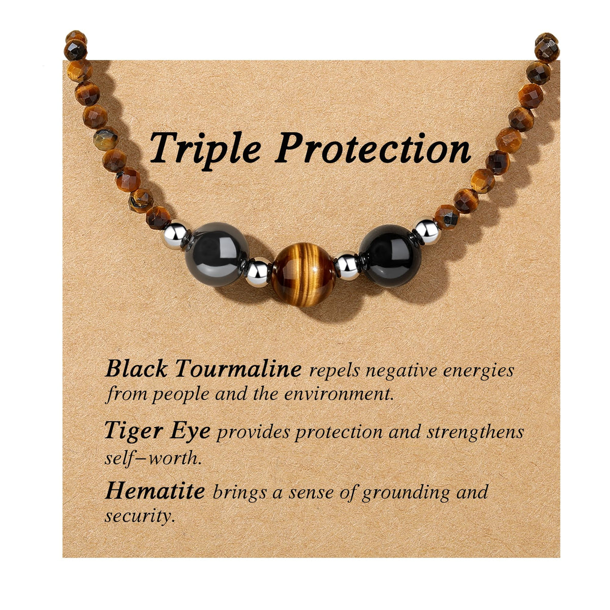 Healing Crystal Beaded Necklaces for Women Christmas Gift