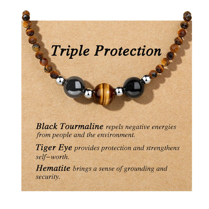 Healing Crystal Beaded Necklaces for Women Christmas Gift