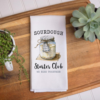 Sourdough Kitchen Towels | Floral Sourdough Era Dish Towel | Waffle Weave | Bread Lover Gift | Housewarming Gift