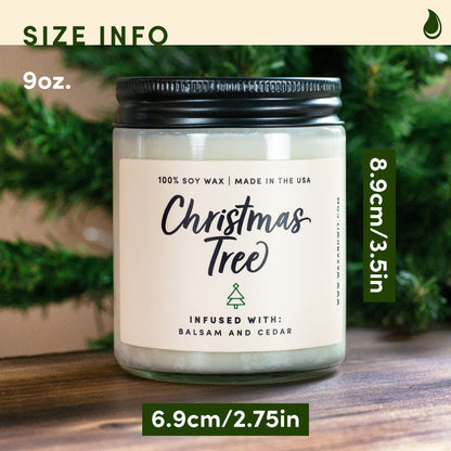 Wax & Wit Fall Candles for Home Scented – Apple, Cinnamon, Clove, Orange – Perfect Home Décor Gifts for Autumn, Holiday, Christmas, Winter - 9oz, Soy Wax, 50 Hour Burn
