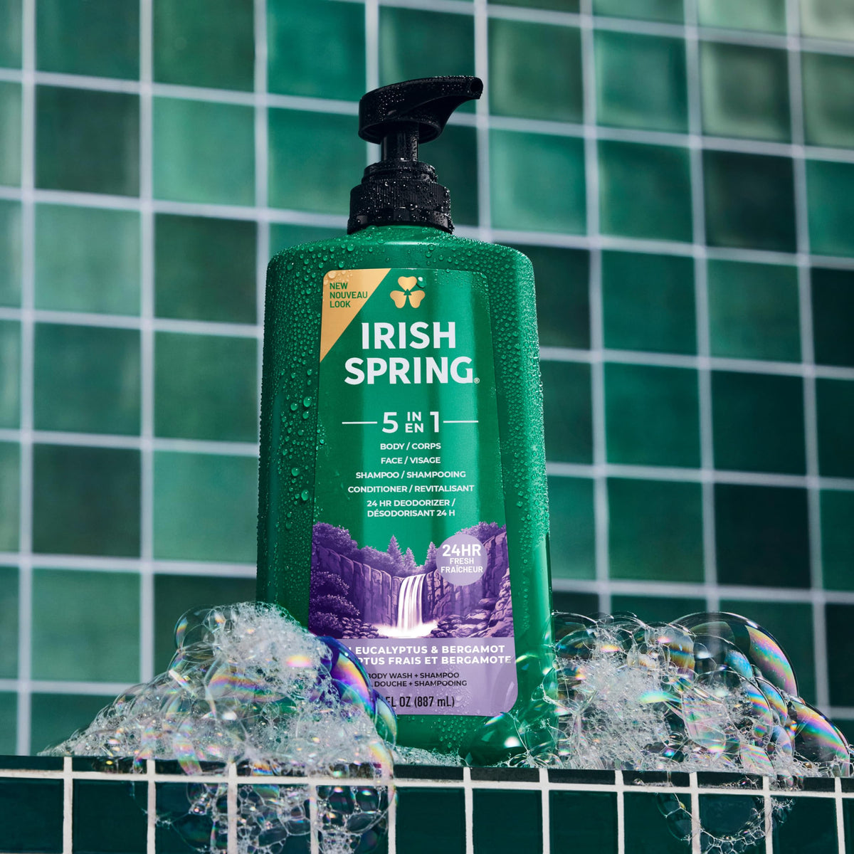 Irish Spring Body Wash for Men, Original Scent, 887 mL