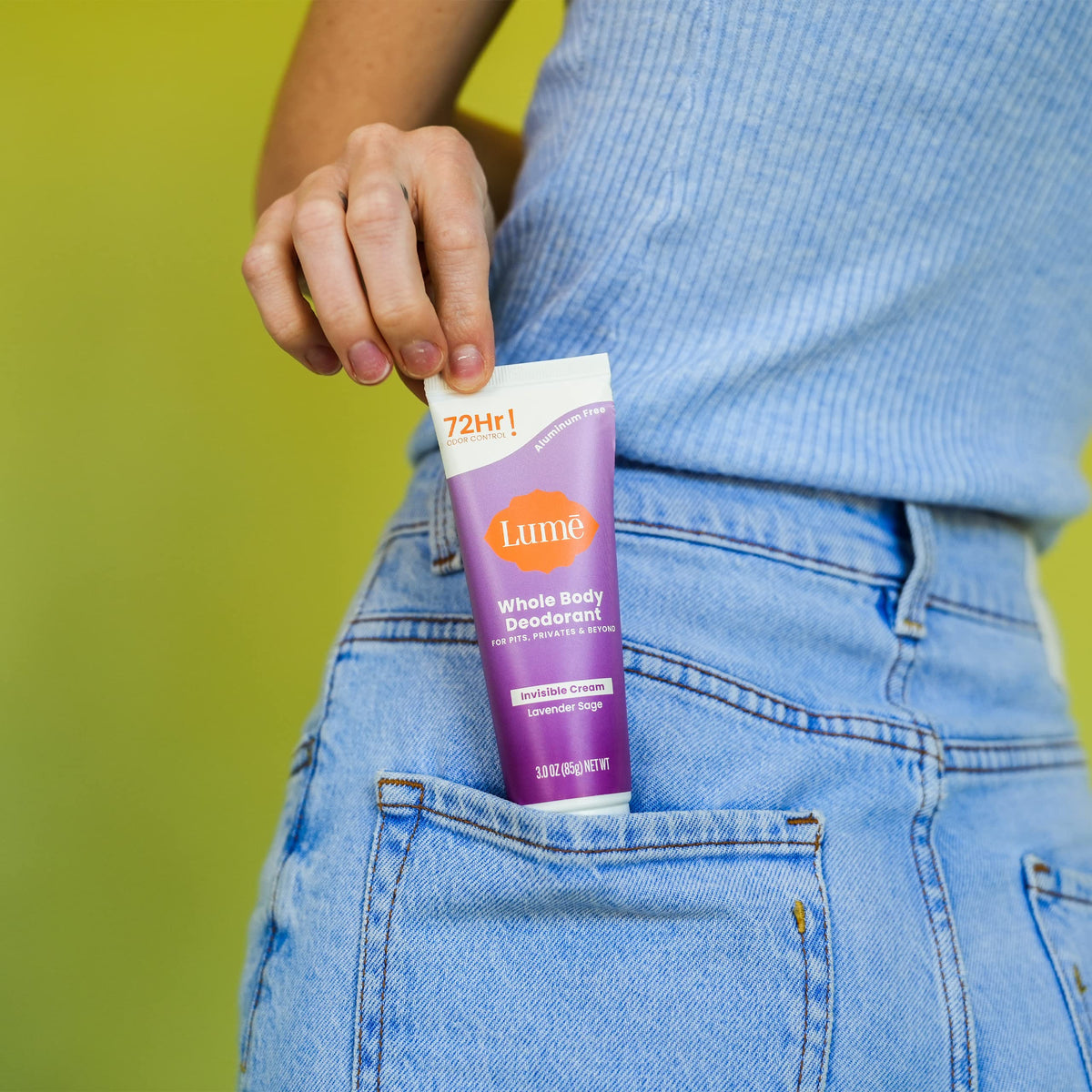 Lume Whole Body Deodorant - Cream Tube - 3 oz, 2 pk (Soft Powder)