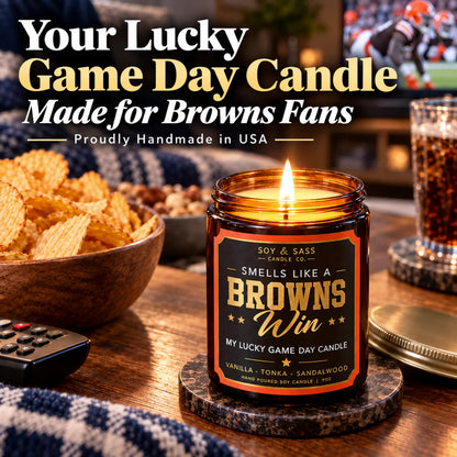 Vikings Gifts for Women / Men - Smells like a Vikings Win Candle, USA Made