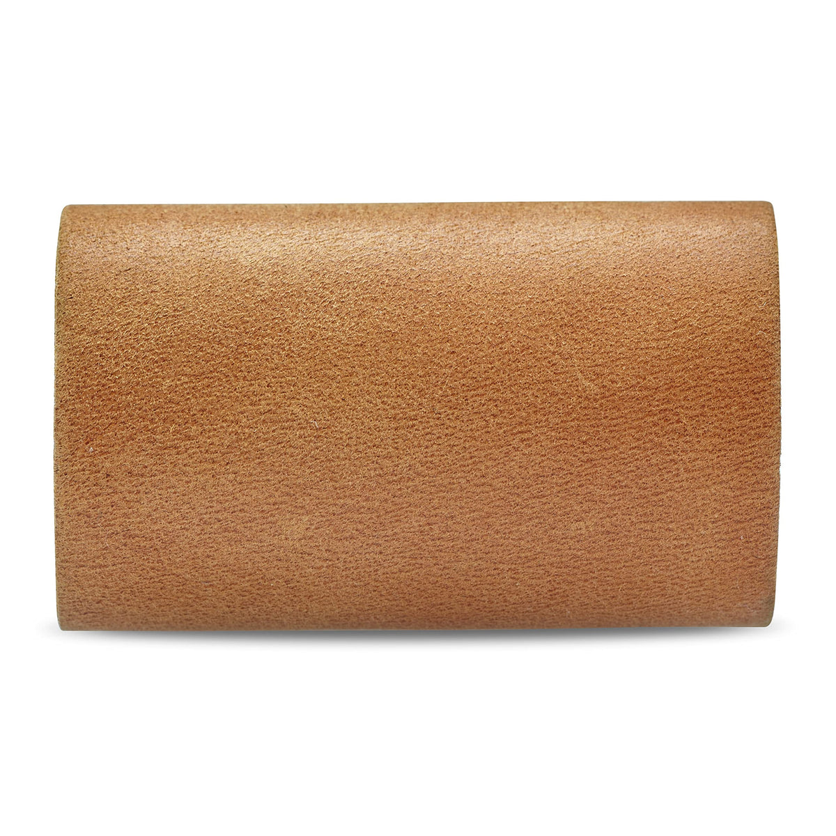 Safety Razor Head Protecting Leather Cover, Genuine Cowhide Leather Double Edge Safety Razor Case Accessories for Travel, Butterfly Razor Case (Cognac)