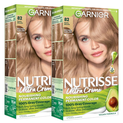 Garnier Nutrisse Ultra Crème Hair Color, 33 Darkest Golden Brown, 1 Count