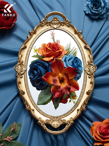 Fall Artificial Flowers DIY Bouquet Combo Faux Rose for Home Decor