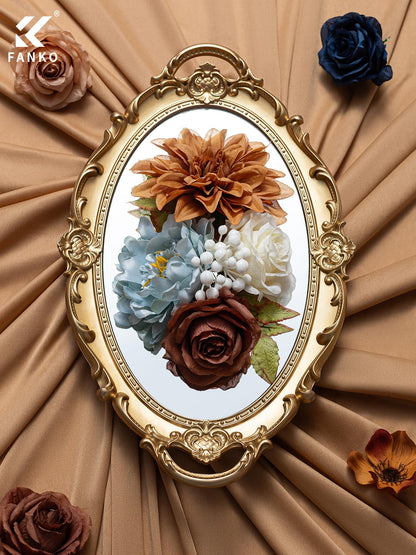 Fall Artificial Flowers DIY Bouquet Combo Faux Rose for Home Decor