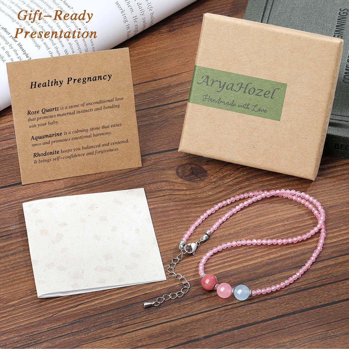 Healing Crystal Beaded Necklaces for Women Christmas Gift