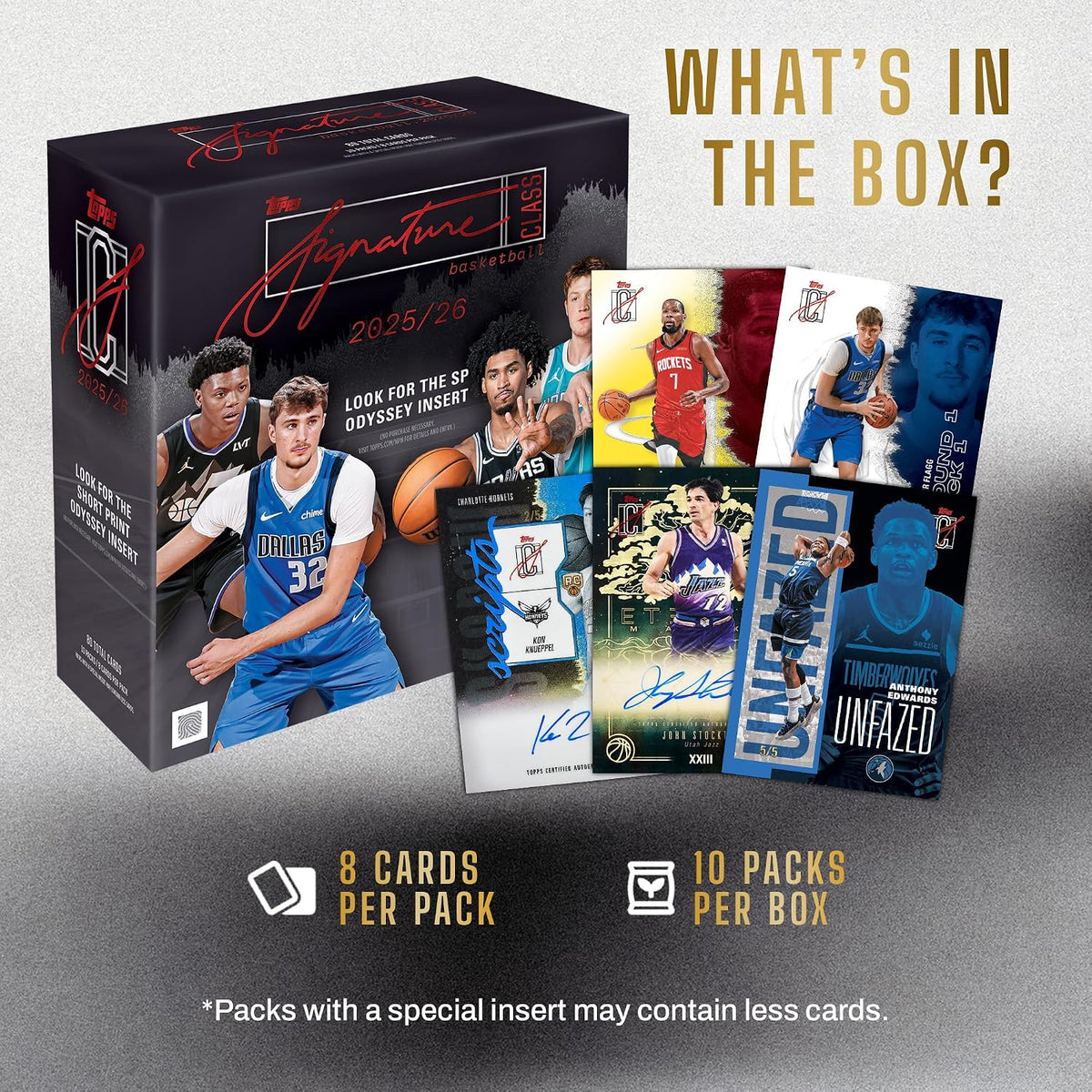 2025-26 Topps Signature Class NBA Basketball - Factory Sealed - Mega Box
