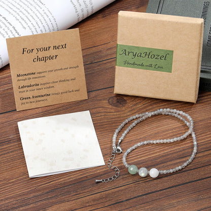 Healing Crystal Beaded Necklaces for Women Christmas Gift
