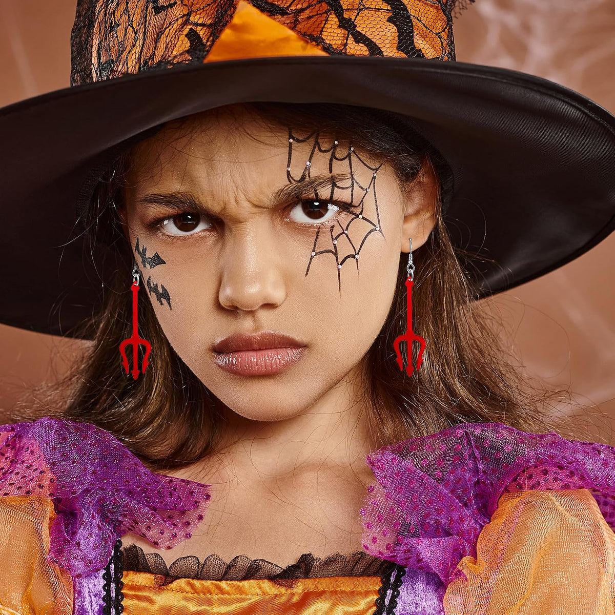 Halloween Earrings for Girls Matching Halloween Gothic Costumes