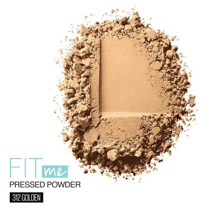 Maybelline Fit Me Matte + Poreless Pressed Face Powder Makeup & Setting Powder, Classic Ivory, 1 Count