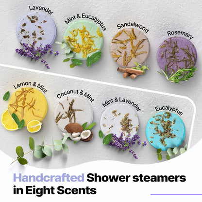 SWCANDY Sandalwood Shower Steamers 8 Pack, Home Spa Self Care