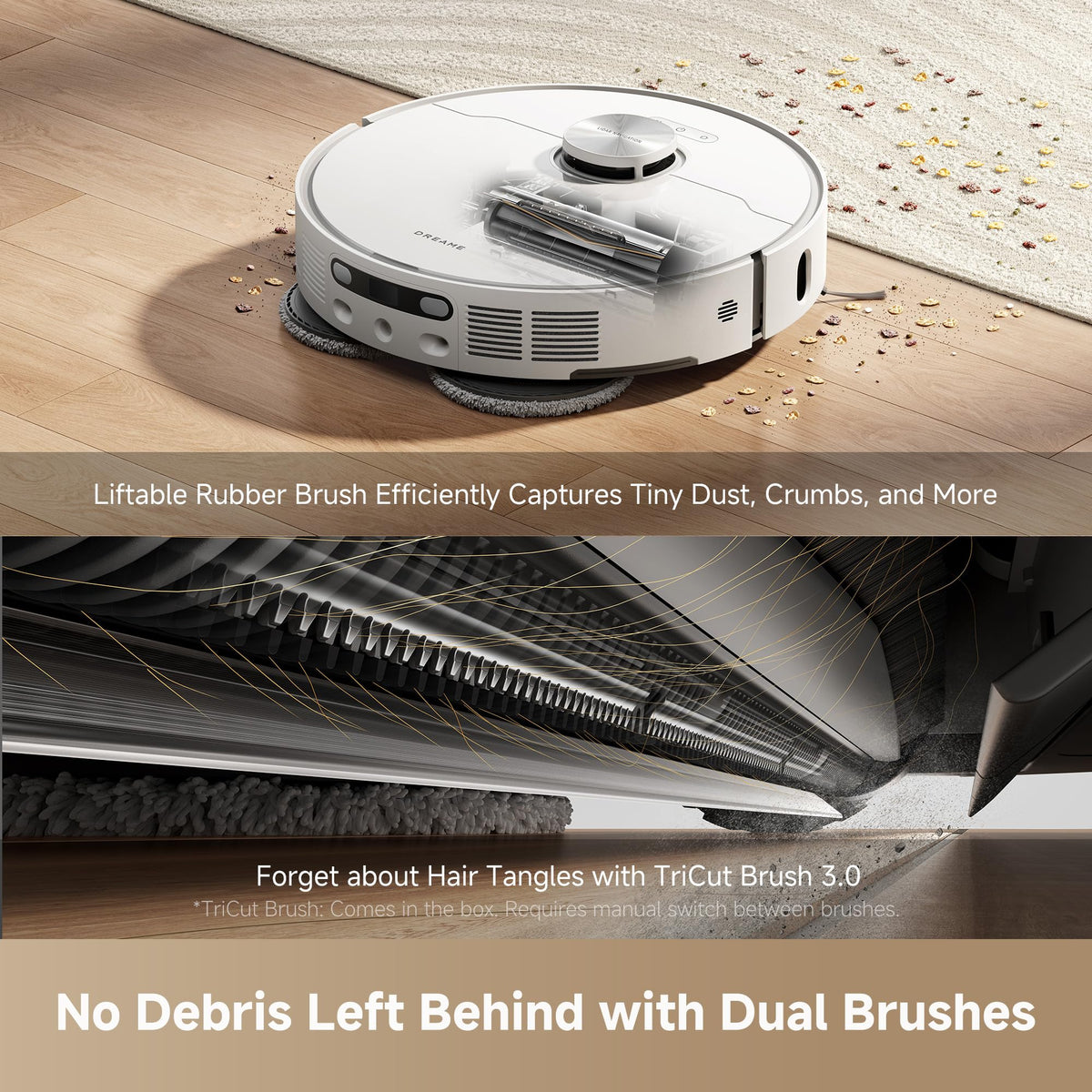 DREAME L40s Ultra AE Robot Vacuum and Mop, Self Emptying & Auto Refill
