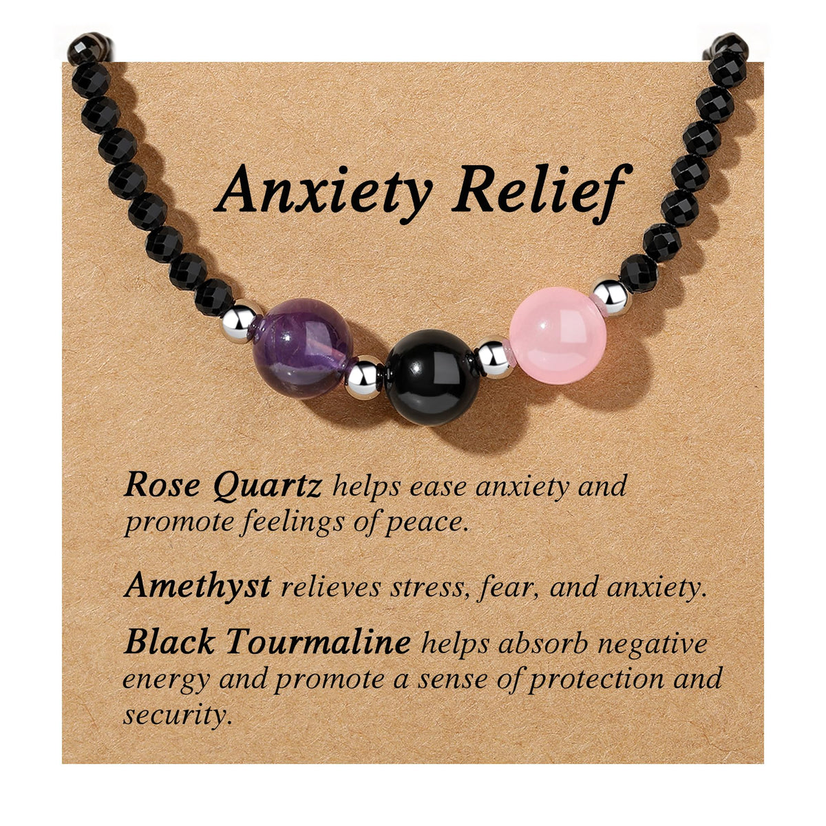 Healing Crystal Beaded Necklaces for Women Christmas Gift