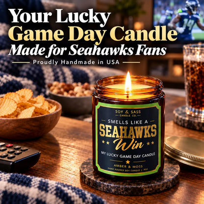 Vikings Gifts for Women / Men - Smells like a Vikings Win Candle, USA Made