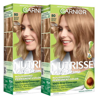 Garnier Nutrisse Ultra Crème Hair Color, 33 Darkest Golden Brown, 1 Count