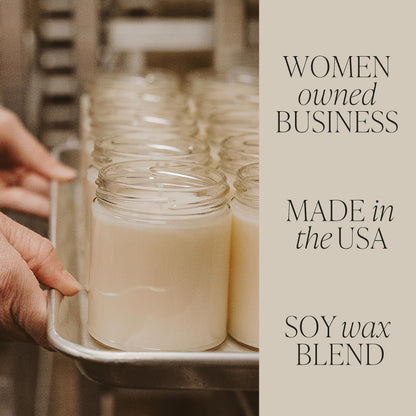 Sweet Water Decor Forever and Always Wedding Soy Wax Candle, 9oz Clear Jar