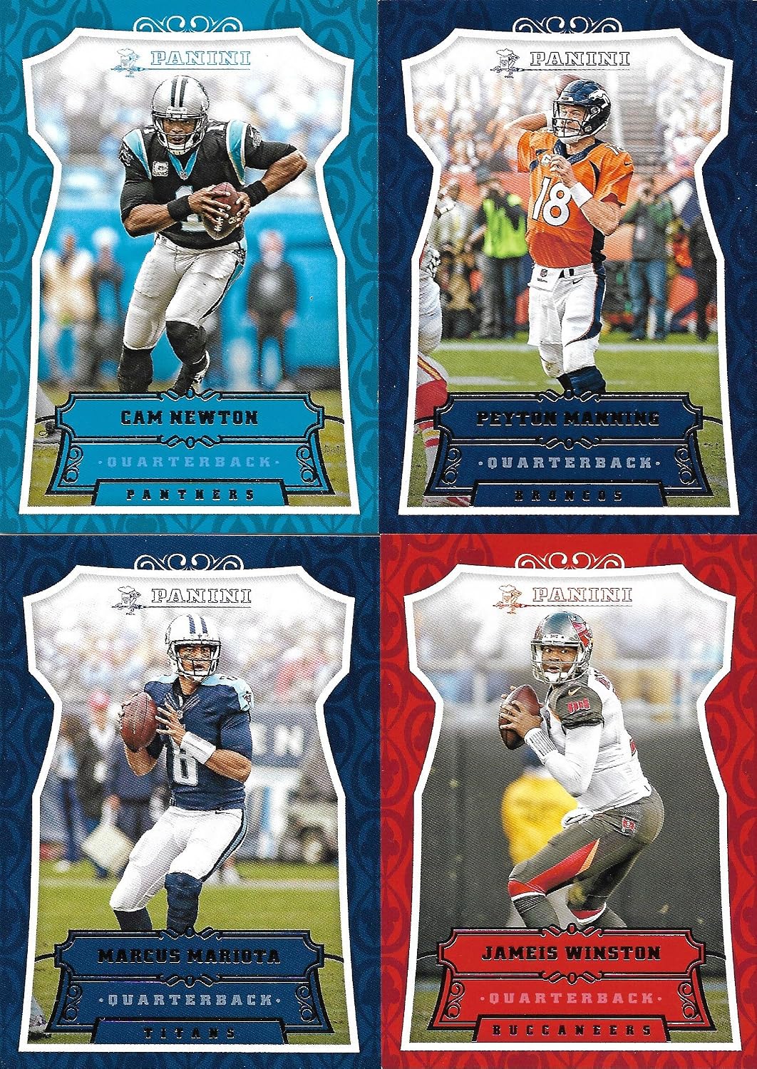 2016 Panini QUARTERBACKS Collection Limited Edition Factory Sealed 10 Card Football Set Tom Brady Russell Wilson Peyton Manning Aaron Rodgers Plus