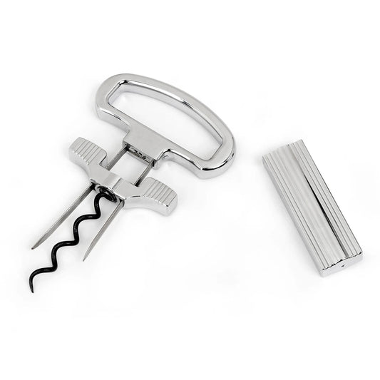 Two-Prong Cork Puller Remover Ah-So Old Wine Opener Multifunction Beer Corkscrew